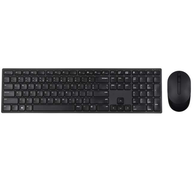 DELL KM5221W keyboard RF Wireless QWERTY US International Black DELL KM5221W keyboard RF Wireless QWERTY US International Black