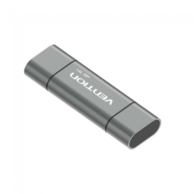 Vention USB3.0 Multi-function Card Reader Gray Metal Type Vention USB3.0 Multi-function Card Reader Gray Metal Type