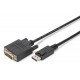 Digitus DisplayPort DVI Adapter Cable, Pack of 10 pcs