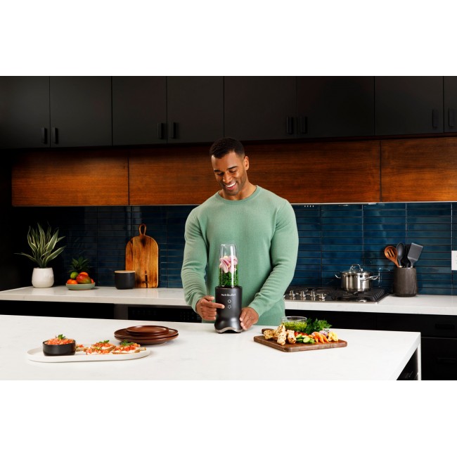 NutriBullet NB1206DGCC 0.9 L Tabletop blender 1200 W Black, Transparent