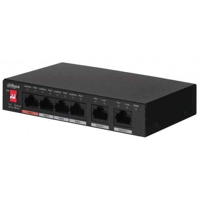 SWITCH DAHUA PFS3006-4ET-60-V2 SWITCH DAHUA PFS3006-4ET-60-V2