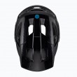 LEATT MTB Enduro 4.0 V23 bicycle helmet with removable chin bar, size L, black