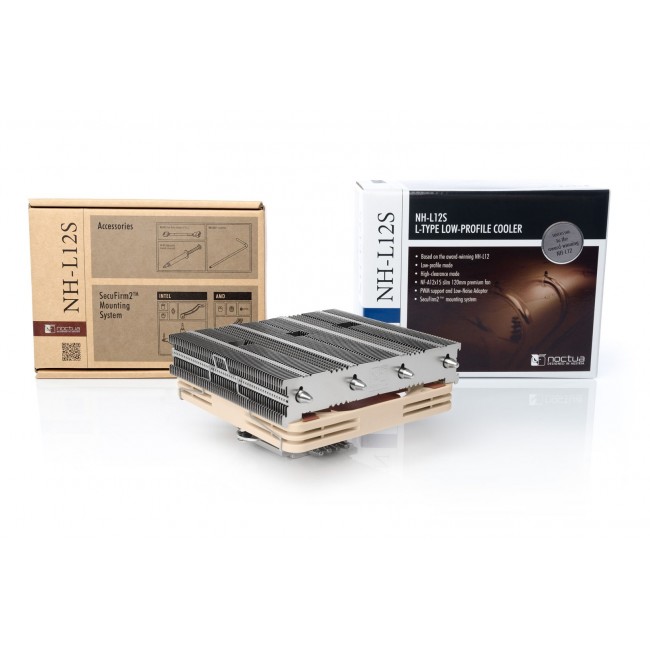 Noctua NH-L12S computer cooling system Processor Cooler 12 cm Beige, Nickel Noctua NH-L12S computer cooling system Processor Cooler 12 cm Beige, Nickel