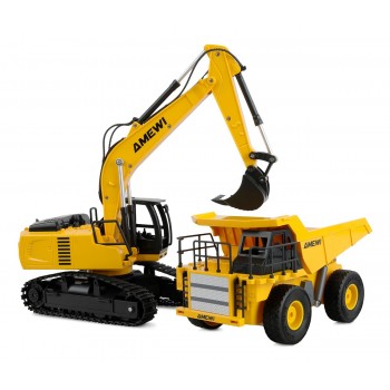 Amewi 22710 Radio-Controlled (RC) model Excavator Electric engine 1:24