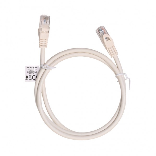 Lanberg PCU6-10CC-0100-W networking cable White 1 m Cat6 U/UTP (UTP)