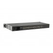 LevelOne 26-Port Fast Ethernet PoE Switch, 24 PoE Outputs, 2 x Gigabit RJ45, 150W