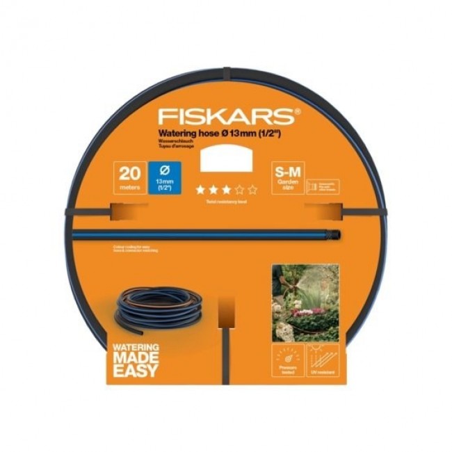 Fiskars 1027102 garden hose 20 m Above ground Black, Blue, Orange
