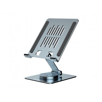 Conceptronic THANA09G Foldable Swivel Tablet Stand, 360 Rotating Base, Adjustable Height