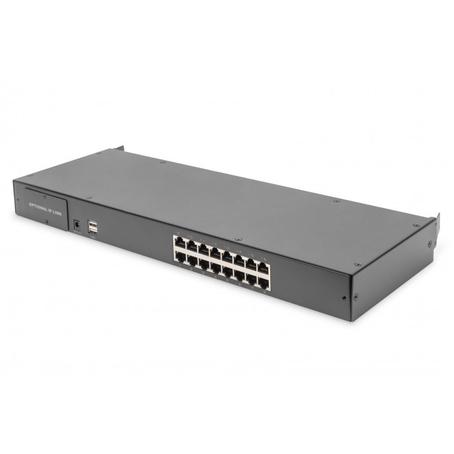 Digitus Modular Cat.5 KVM switch, 16-port Digitus Modular Cat.5 KVM switch, 16-port