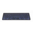 Gembird KB-BTRGB-01-DE keyboard Universal Bluetooth QWERTZ German Black
