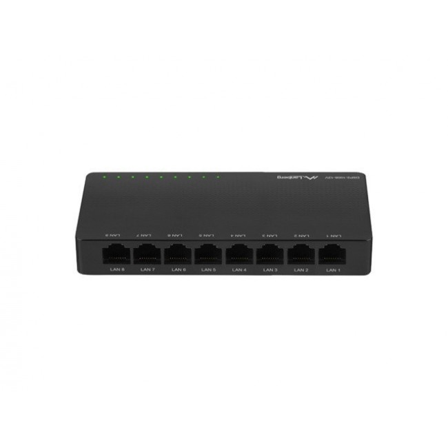 LANBERG SWITCH DSP2-1008-12V (8-PORT, 12V, 1GB/S)