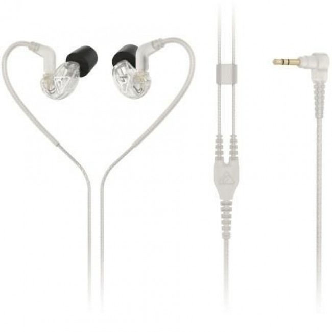 Behringer SD251-CL - In-ear headphones with MMCX connector, transparent Behringer SD251-CL - In-ear headphones with MMCX connector, transparent