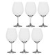 LA PORCELLANA BIANCA NOVELLO Set of 6 Burgundy Wine Glasses 710 ml LA PORCELLANA BIANCA NOVELLO Set of 6 Burgundy Wine Glasses 710 ml