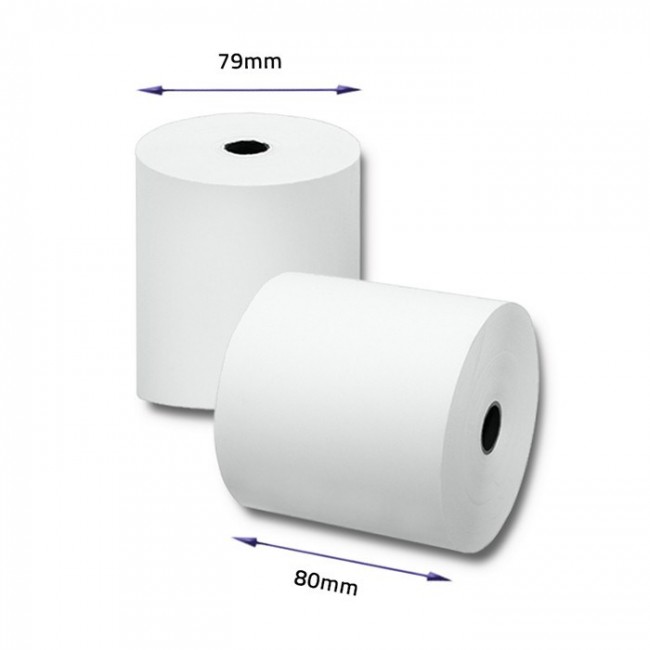Qoltec 51892 Thermal roll 80 x 80 | 55g/m2 | 10pcs | BPA free Qoltec 51892 Thermal roll 80 x 80 | 55g/m2 | 10pcs | BPA free
