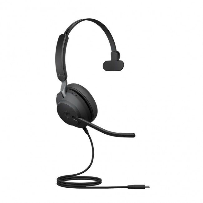 Jabra Evolve2 40 SE Headset Wired Head-band Calls/Music USB Type-C / USB Type-A Black