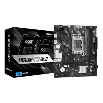 Asrock H610M-H2/M.2 Intel H610 LGA 1700 micro ATX