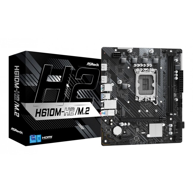 Asrock H610M-H2/M.2 Intel H610 LGA 1700 micro ATX Asrock H610M-H2/M.2 Intel H610 LGA 1700 micro ATX