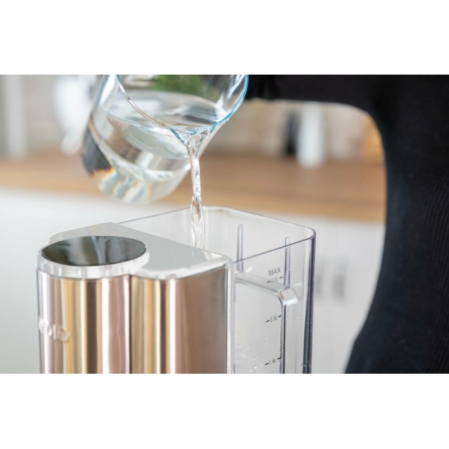 Unold Ava electric kettle 2.5 L 2600 W Silver, White