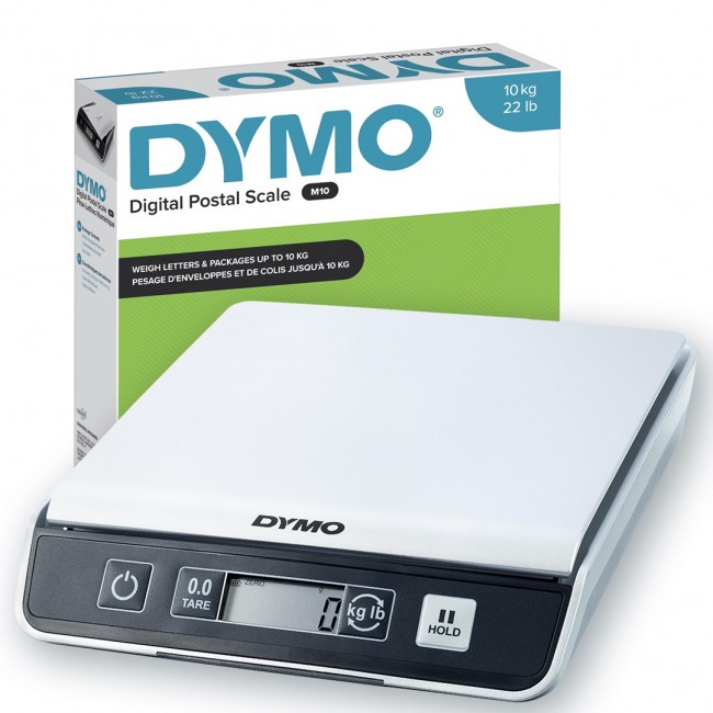 DYMO M10 Digital Package & Shipping Scale | up to 10KG Capacity | 20 cm x 20 cm DYMO M10 Digital Package & Shipping Scale | up to 10KG Capacity | 20 cm x 20 cm