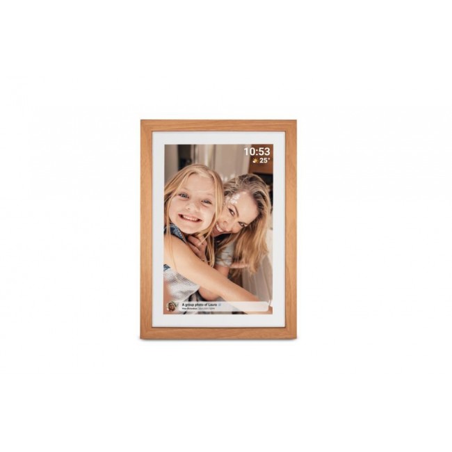 Denver PFF-1040LW digital photo frame Wood 25.6 cm (10.1