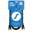 SSQ RCARCA2 SS-1432 Cable 2x RCA - 2x RCA 2 m Black SSQ RCARCA2 SS-1432 Cable 2x RCA - 2x RCA 2 m Black