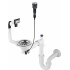Siphon for 1-bowl granite sink - Space-Saver