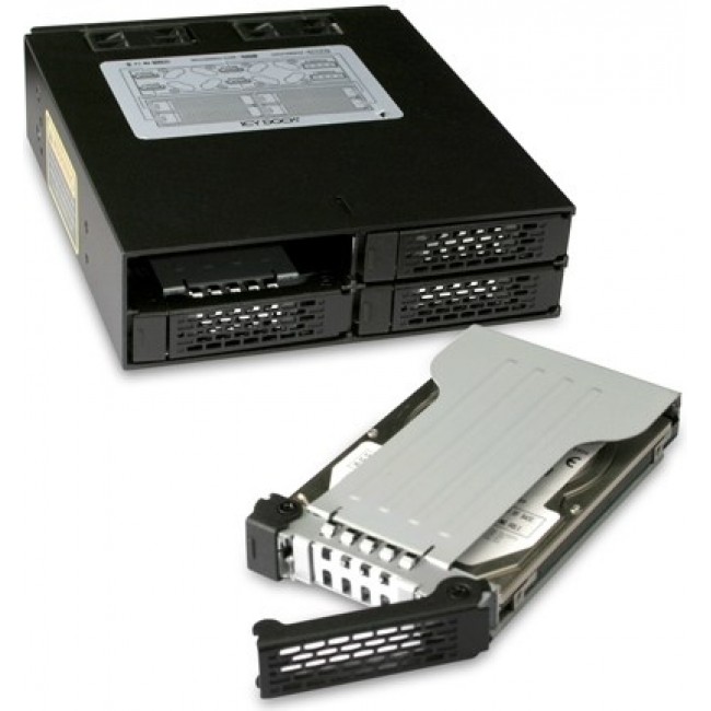 Icy Dock MB994SP-4S drive bay panel Black