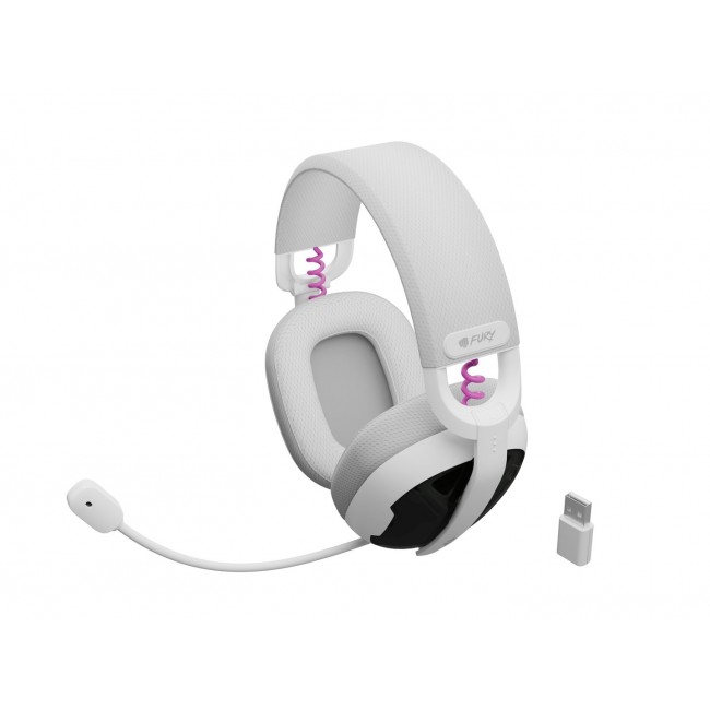 FURY FUKIYA F6 WIRELESS HEADPHONES, WHITE