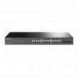 TP-Link JetStream 28-Port Gigabit Smart PoE Switch with 24-Port PoE+