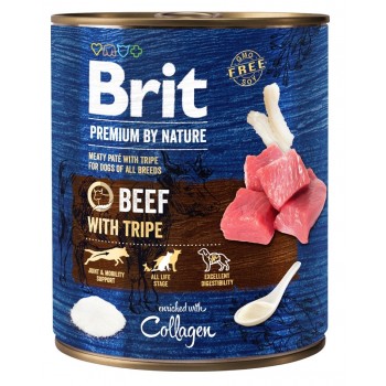 BRIT Premium by Nature Beef with Tripe - Wet dog food - 800 g