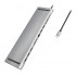 LogiLink UA0373 laptop dock/port replicator Wired USB 3.2 Gen 1 (3.1 Gen 1) Type-C Aluminium