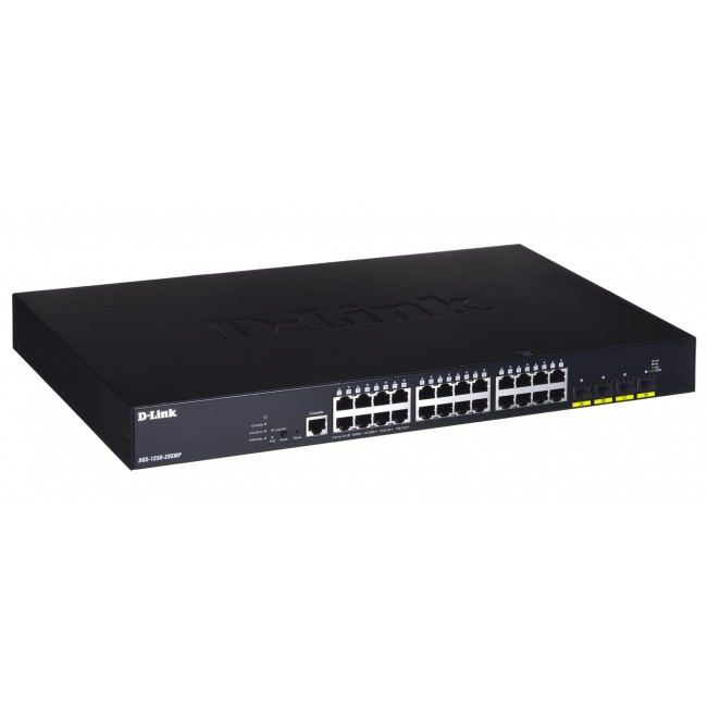 Switch D-Link DGS-1250-28XMP/E Gigabit Ethernet (10/100/1000) Power over Ethernet (PoE) Black Switch D-Link DGS-1250-28XMP/E Gigabit Ethernet (10/100/1000) Power over Ethernet (PoE) Black