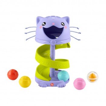 Fisher-Price FP Pets Purrr-fect Ball Tower Developmental Toy for Babies & Toddlers