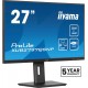 iiyama ProLite 27 QHD IPS technology panel with RJ45 (LAN), KVM Switch and USB-C Dock with 96W power delivery