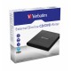 Verbatim External Slimline CD/DVD Writer optical disc drive DVD RW Black