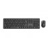 Gembird KBS-WMS-01-CYRL Silent key Pro Business wireless desktop set, black, RU layout