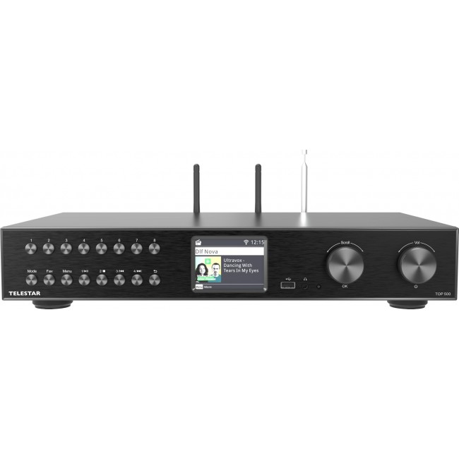 Telestar 5700500 audio tuner Home Black