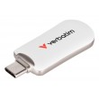 USB Flash Drive Verbatim Plectra 512 GB White USB Flash Drive Verbatim Plectra 512 GB White