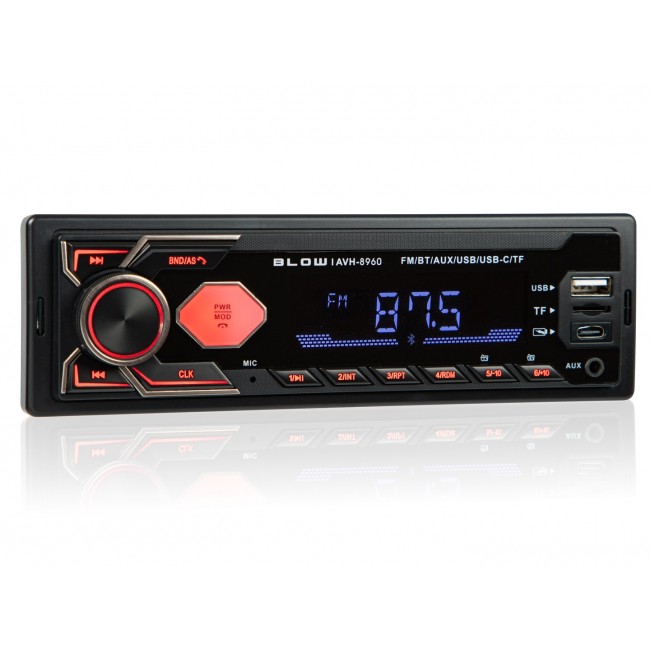Radio BLOW AVH-8960 RDS MP3/USB/micro SD/BLUETOOTH + USB-C