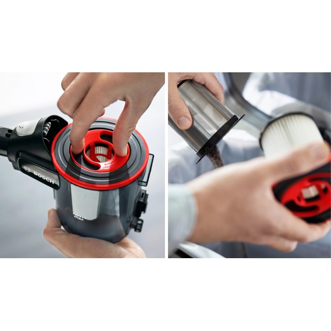 Bosch BCS711XXL stick vacuum/electric broom Battery Dry Bagless 0.3 L White 3 Ah