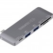 Terratec 283005 laptop dock/port replicator USB 3.2 Gen 1 (3.1 Gen 1) Type-C Grey