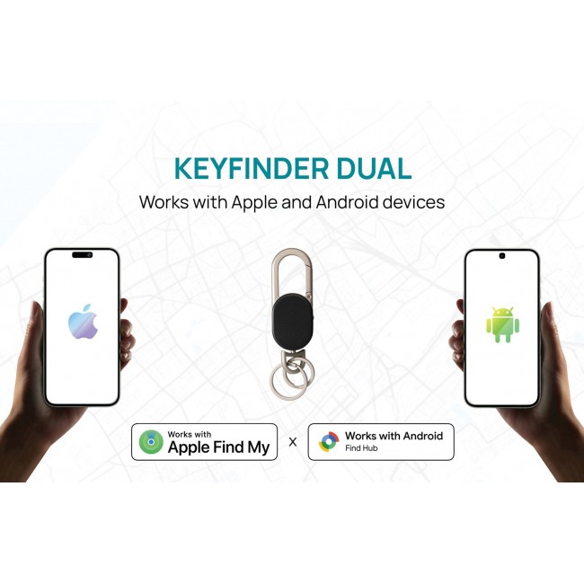 XD Connects Keyfinder Dual Key Tracker Apple & Android Find (P301.1601)