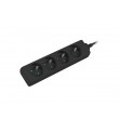 Lanberg PS0-04E-0150-BK power extension 1.5 m 4 AC outlet(s) Indoor Black