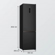 Gorenje NRK620EABK4 Freestanding fridge freezer 336 L Black