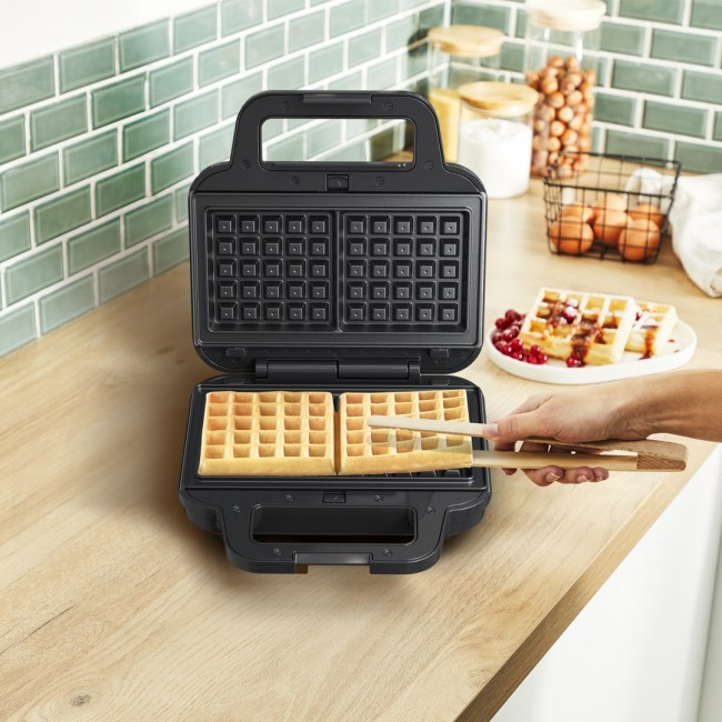 Tefal SW383D10 sandwich maker 700 W Black, Stainless steel