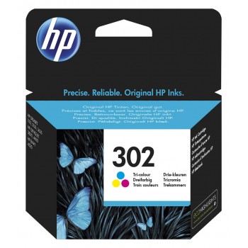 HP 302 Tri-color Original Ink Cartridge