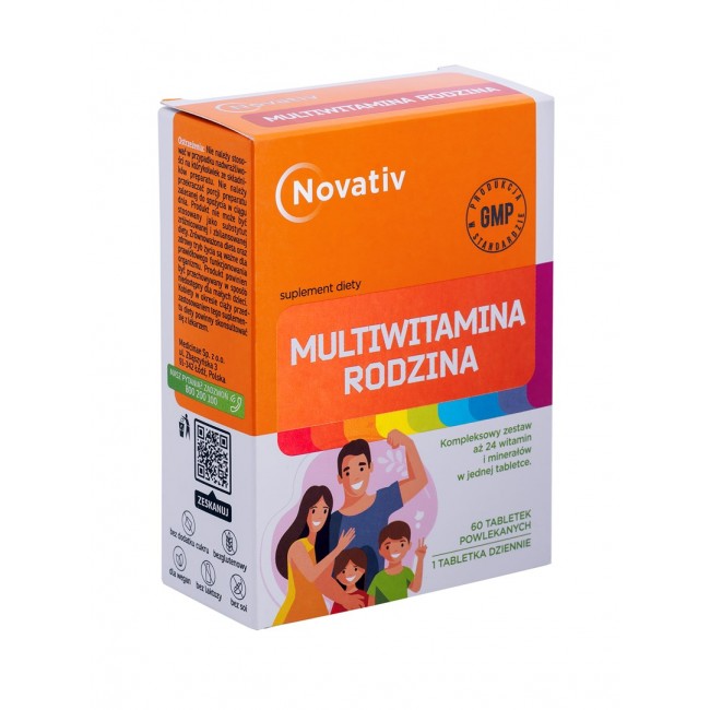 Zestaw Novativ: e -sze Complex, Multiwitamina&Minera y, Cynk, Feminova