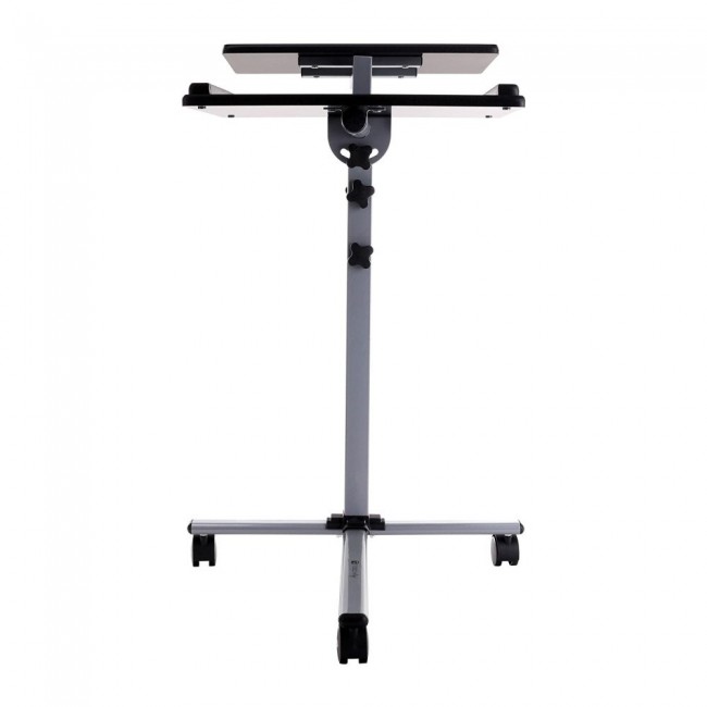 Techly Universal Adjustable Trolley for Notebook Projector, Black Techly Universal Adjustable Trolley for Notebook Projector, Black