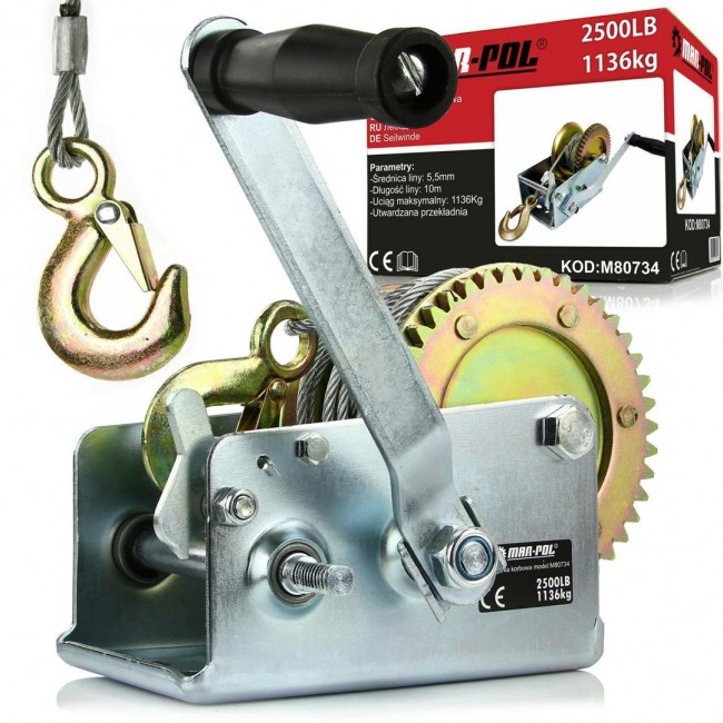 CRANK WINCHES 1136 KG /MAR-POL 10m LINES CRANK WINCHES 1136 KG /MAR-POL 10m LINES