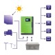 Qoltec 53887 Hybrid Solar Inverter Off-Grid 5,5kW | 100A | 48V | MPPT | Sinus Qoltec 53887 Hybrid Solar Inverter Off-Grid 5,5kW | 100A | 48V | MPPT | Sinus